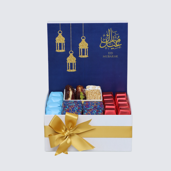 Eid mubarak designed chocolate & sweets medium hamper