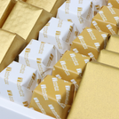 Corporate branded premium chocolate leather medium tray