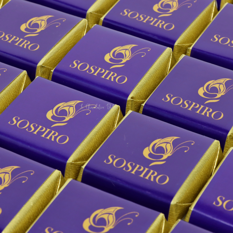 Corporate branded customized chocolate