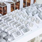 Luxury bridal decorated chocolate & sweets 2- layer tray