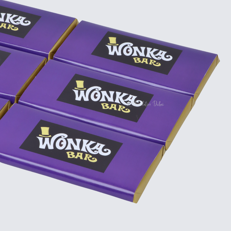 Willy wonka designed chocolate bar