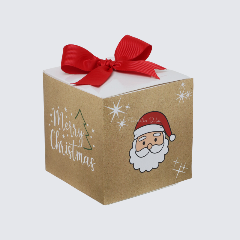 Christmas designed chocolate cube soft box