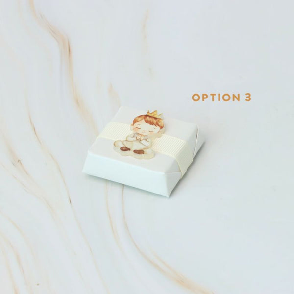 Baby prince acrylic decorated premium chocolate