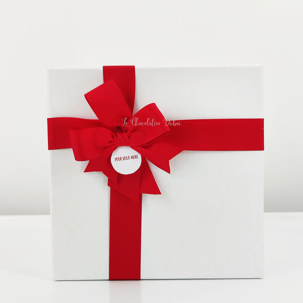 Corporate branded premium chocolate 2-layer hard box