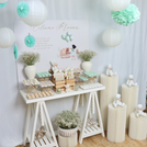 Baby decorated & personalized chocolate arrangement tray stand