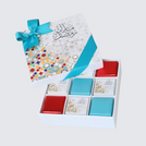 Ramadan designed premium chocolate 9- piece hard box