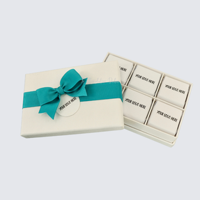 CORPORATE BRANDED CHOCOLATE 6-PIECE HARD BOX