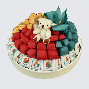 Baby boy toy store designed chocolate...