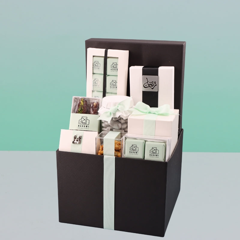 Corporate branded chocolate & sweet extra large hamper