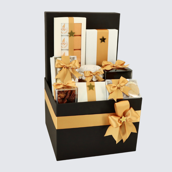 Corporate customized premium chocolate & sweets large hamper
