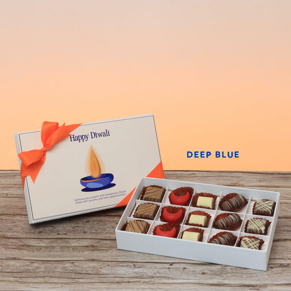Happy diwali candle designed premium chocolate 15P hard box