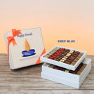 Happy diwali candle designed premium chocolate 2-layer hard box