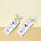 Set of 20 "Happy Diwali" designed 2-piece premium chocolate pack giveaway