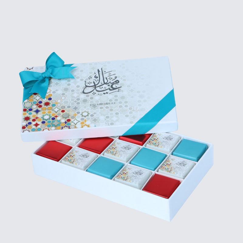 Eid designed chocolate 15-piece hard box