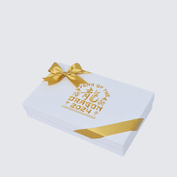 Chinese new year designed premium chocolate 15 piece hard box