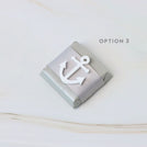 Baby boy nautical anchor acrylic decorated premium chocolate