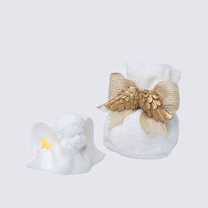 Set of 20 Baby angel lights figurine bag
