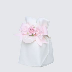 BABY GIRL FLOWER DECORATED CANDLE BAG