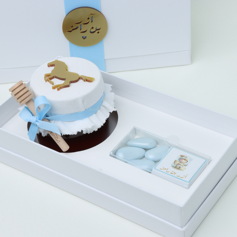 Set of 20 boxes acrylic name personalized honey jar & chocolate hard box