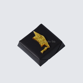 Graduation silver acrylic cap decorat...