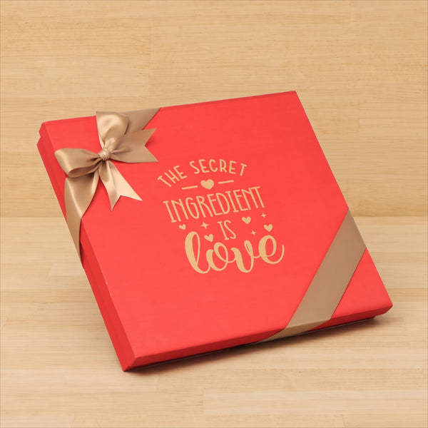 The secret ingredient love designed 42P premium chocolate gift box