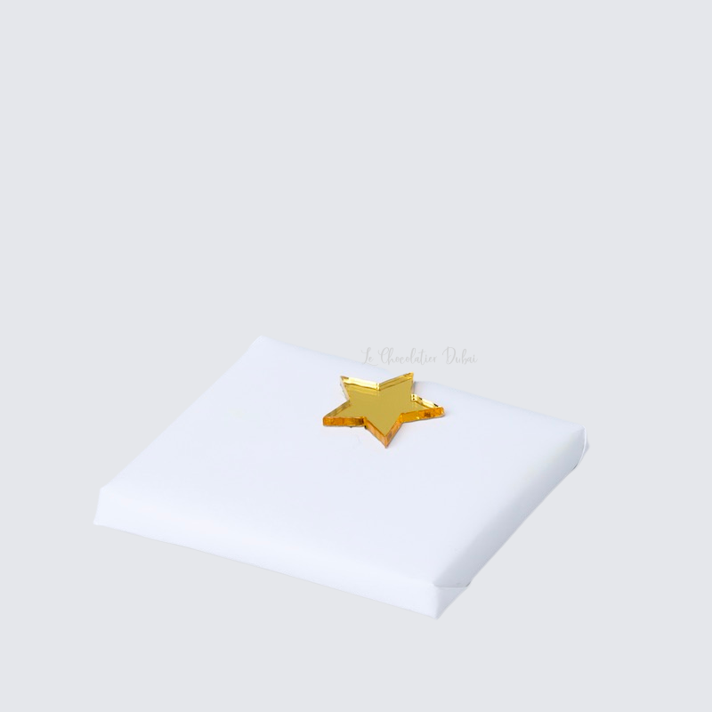 GRADUATION ACRYLIC GOLD STAR DECORATED CHOCOLATE