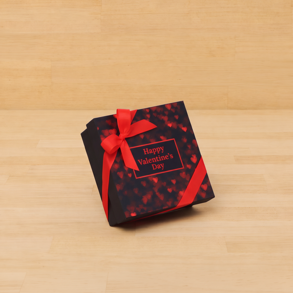 Set of 15  Happy Valentine's Day heart designed 4P premium chocolate gift box