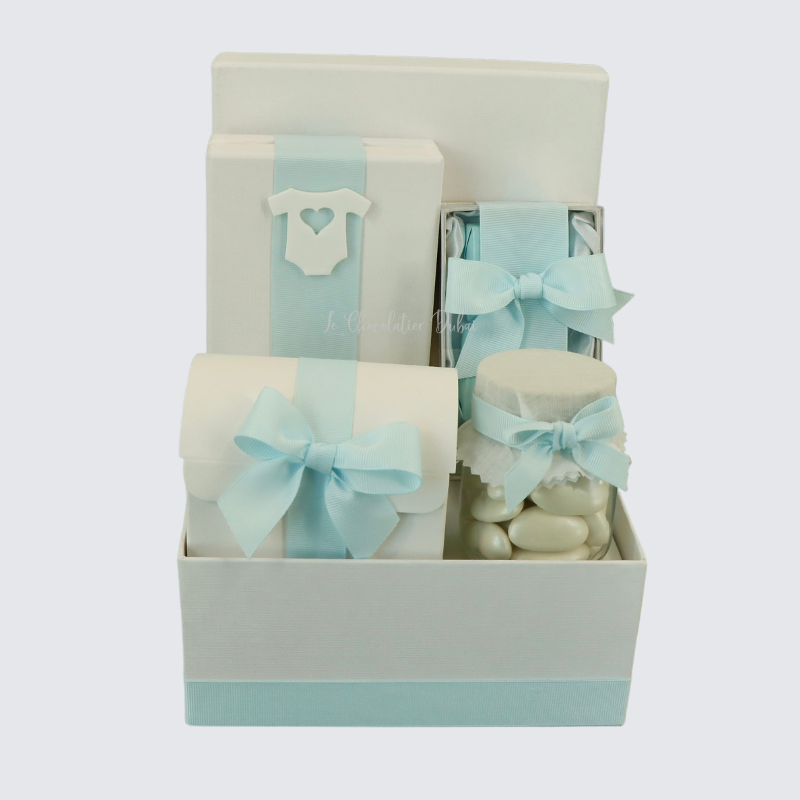 Baby boy chocolate & sweet medium hamper