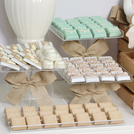 Baby decorated & personalized chocolate arrangement tray stand