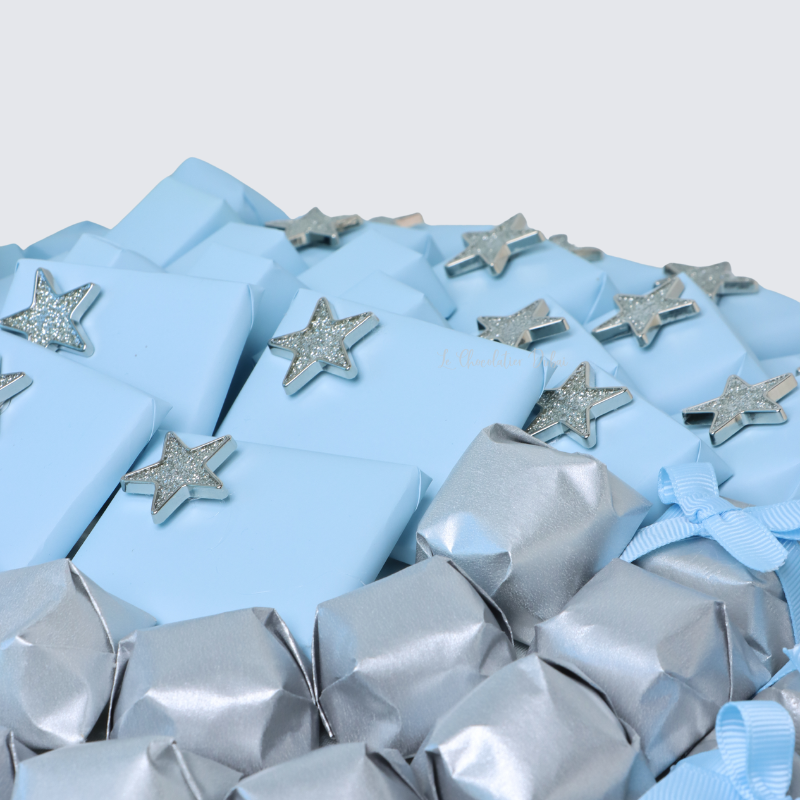 Baby boy personalized prince toy decorated chocolate extra large basket