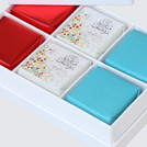 Set of 20 Ramadan designed premium chocolate hard box
