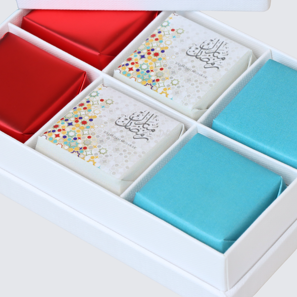 Set of 20 Ramadan designed premium chocolate hard box