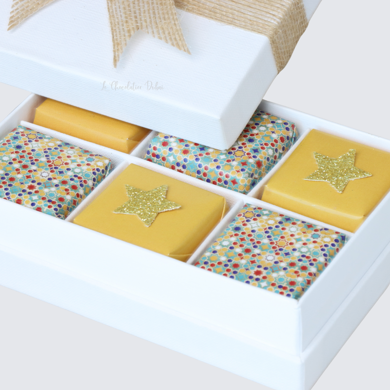 Ramadan eid designed chocolate 8-piece hard box