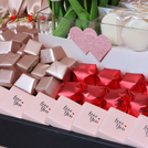 I love you decorated premium chocolate & sweets leather tray