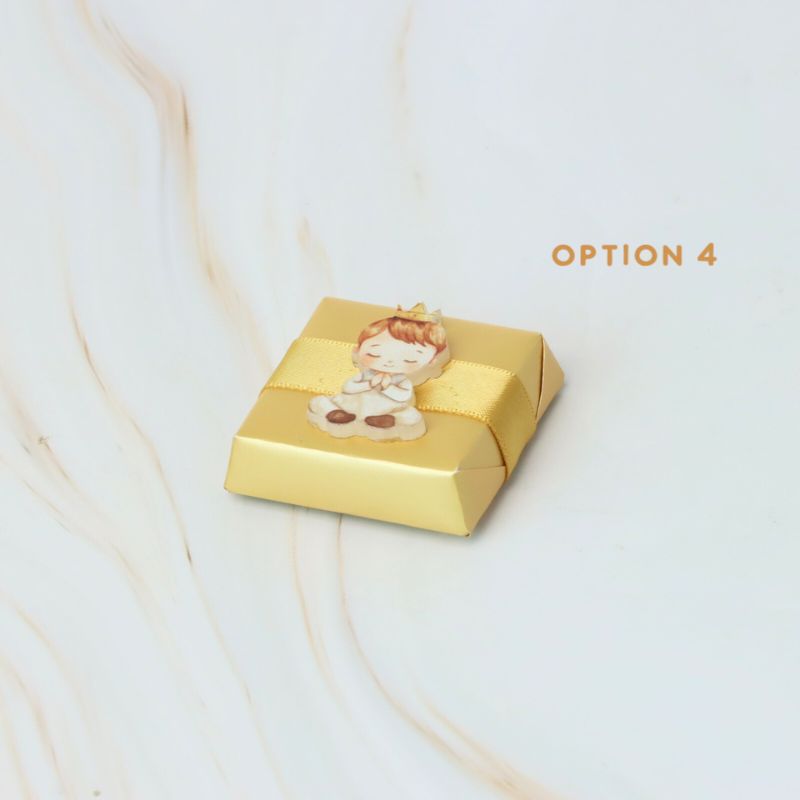 Baby prince acrylic decorated premium chocolate