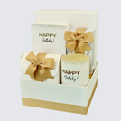 Customized "happy birthday" premium chocolate & sweets small hamper