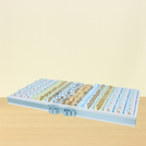 Baby boy air balloon designed chocolate large leather tray