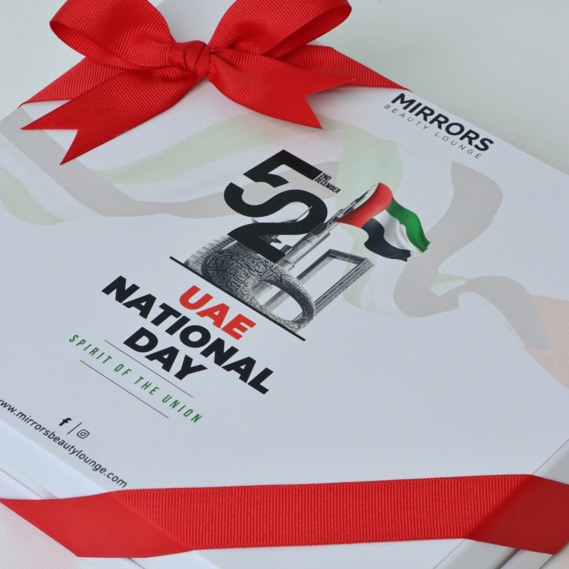 CORPORATE 52TH NATIONAL DAY UAE CHOCOLATE HARD BOX