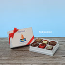 Set of 8 Happy Diwali Candle designed premium chocolate 6P hard box