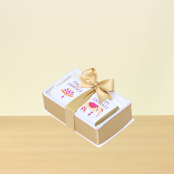 Set of 20 "Happy Diwali" premium chocolate giveaway box