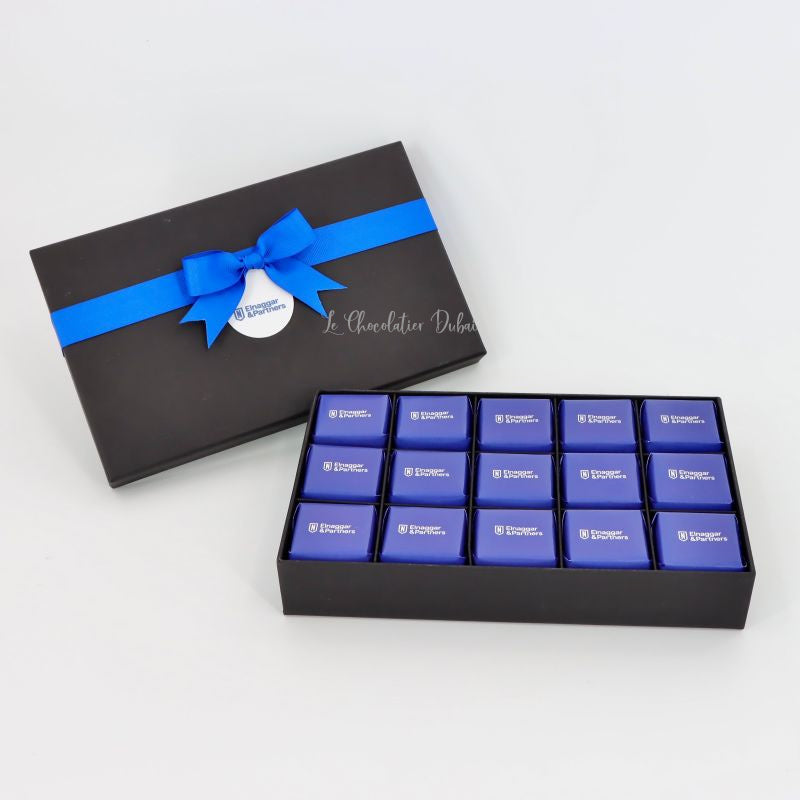 CORPORATE BRANDED CHOCOLATE BLACK HARD BOX