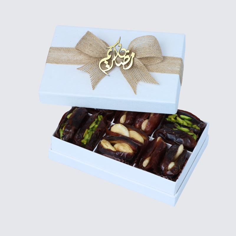 RAMADAN PREMIUM NUT STUFFED DATES 6-PIECE HARD BOX