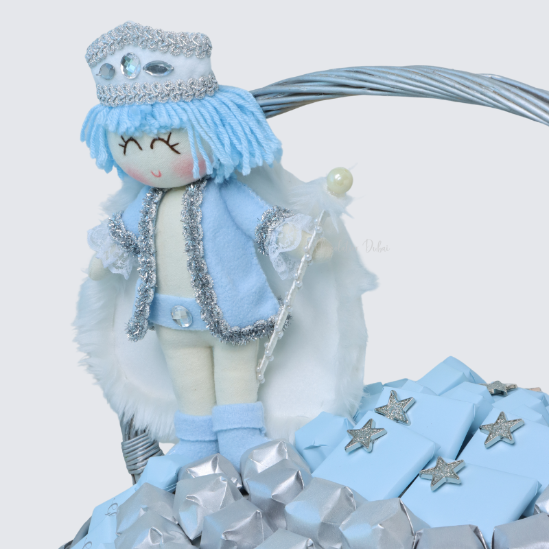 Baby boy personalized prince toy decorated chocolate extra large basket