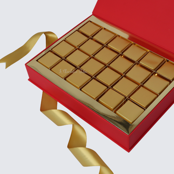 Chinese new year designed premium chocolate magnetic box