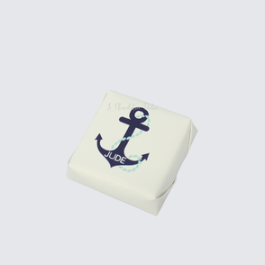Baby boy personalized anchor design c...