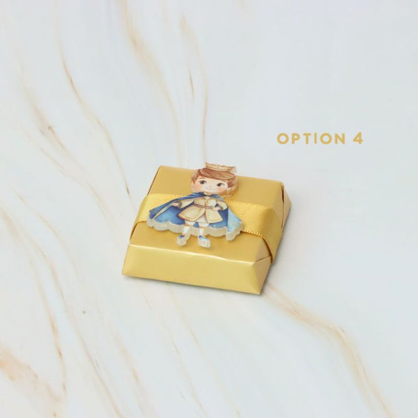 Baby boy prince acrylic decorated premium chocolate