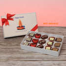 Happy diwali candle designed premium chocolate 15P hard box