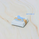 Baby boy rocking horse acrylic decorated premium chocolate