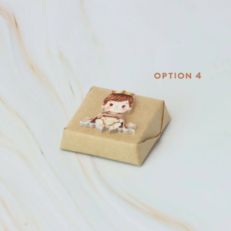Baby prince acrylic decorated premium chocolate