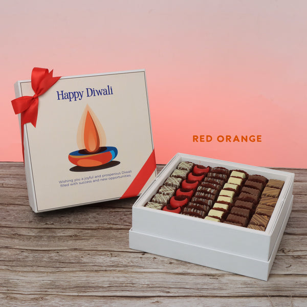 Happy diwali candle designed premium unwrapped hard box